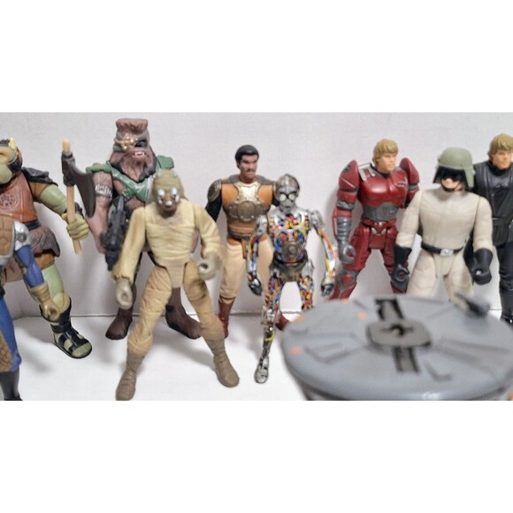 VINTAGE KENNER STAR WARS POWER OF THE FORCE POTF 15 FIGURE LOT W XTRAS - Picture 3 of 8